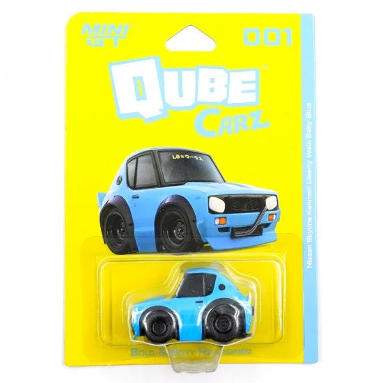 Mini GT Qube Carz Set Nissan Skyline Kenmeri GT-R R35 LB WORKS LB-ER34 Super Silhouette S15 SILVIA