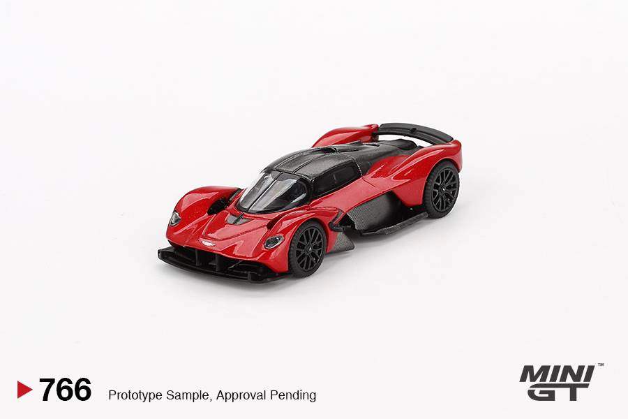 Mini GT Mini GT 1:64 #766 Aston Martin Valkyrie Hyper Red