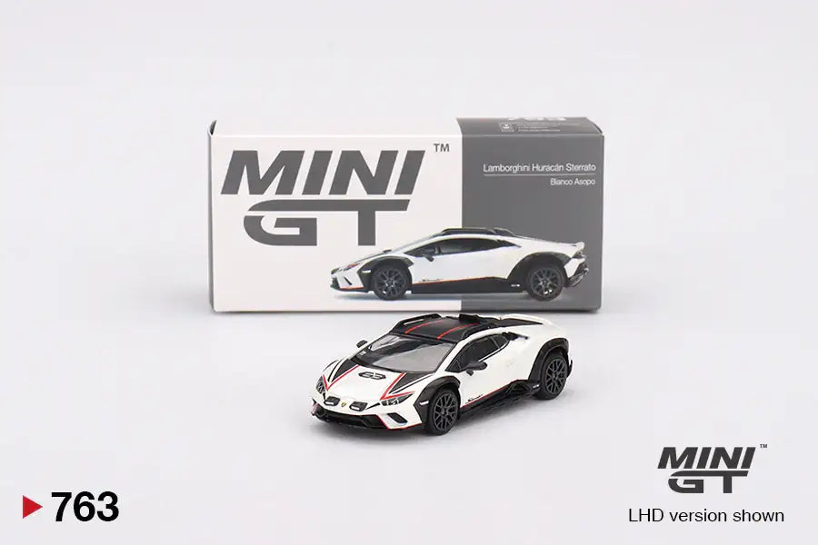Mini GT Mini GT #763 Lamborghini Huracan Sterrato Bianco Asopo