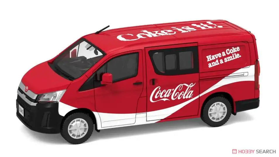 Tiny 1:64 Scale Toyota Hiace Coca-Cola (Diecast Car)