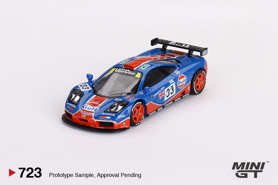 MINI GT #723 McLaren F1 GTR #33 1996 Le Mans 24Hr