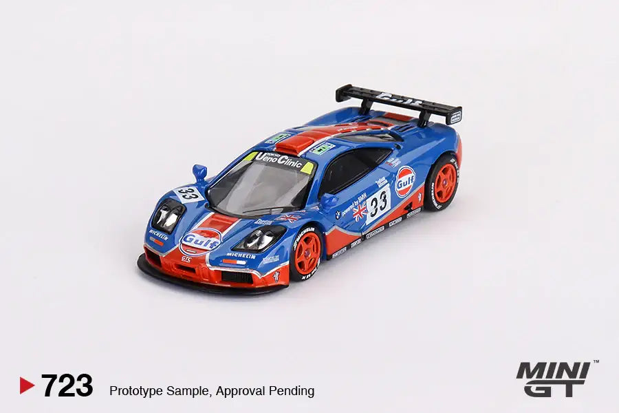 Mini GT MINI GT #723 McLaren F1 GTR #33 1996 Le Mans 24Hr