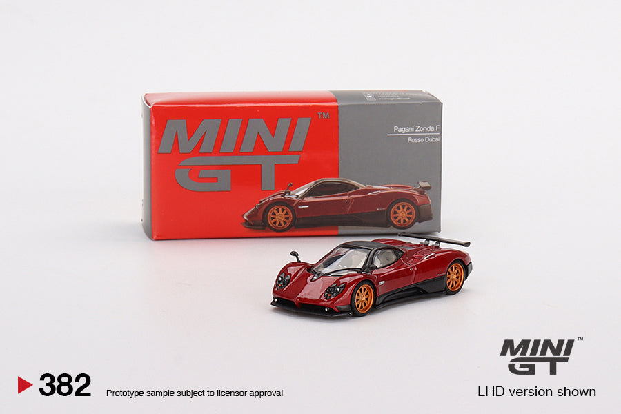 Mini GT #382 Pagani Zonda F Rosso Dubai