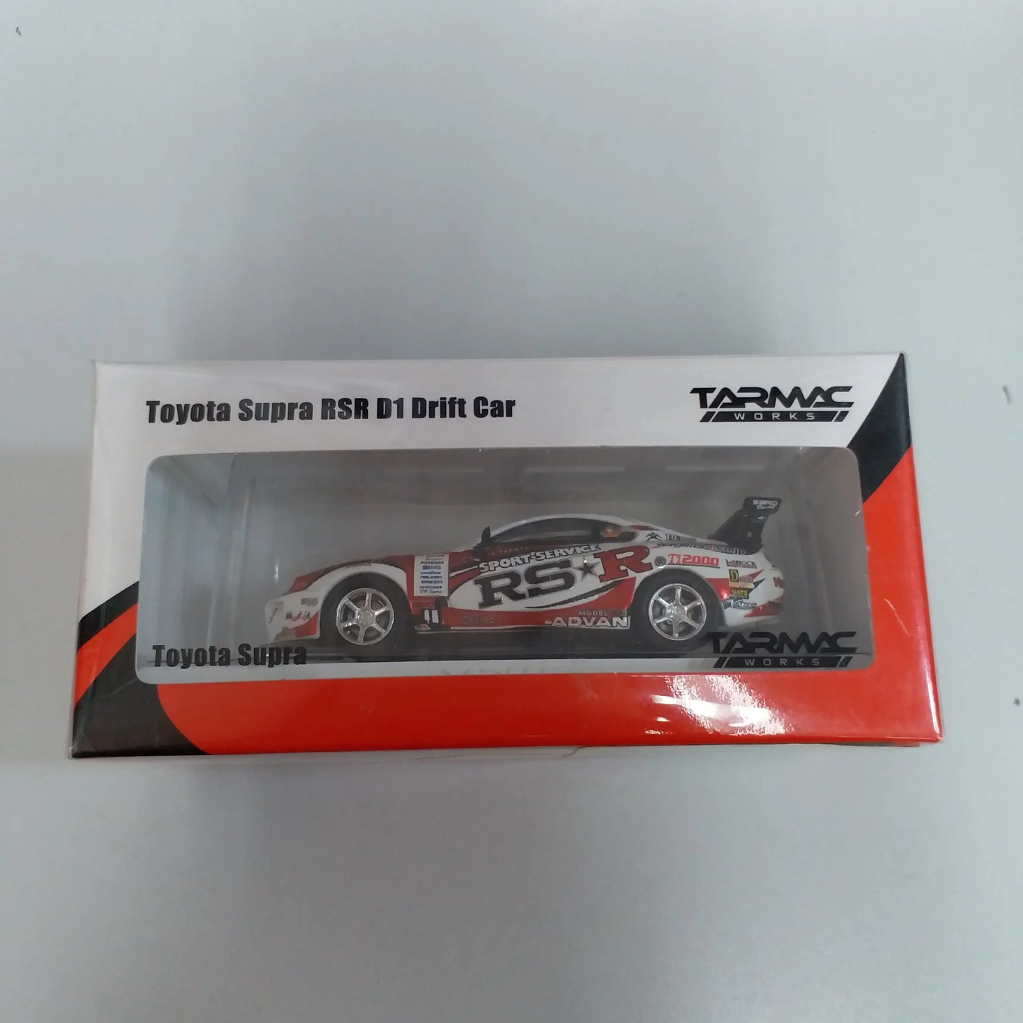 Tarmac Works 1:64 Scale Toyota Supra RSR D1 Drift Car