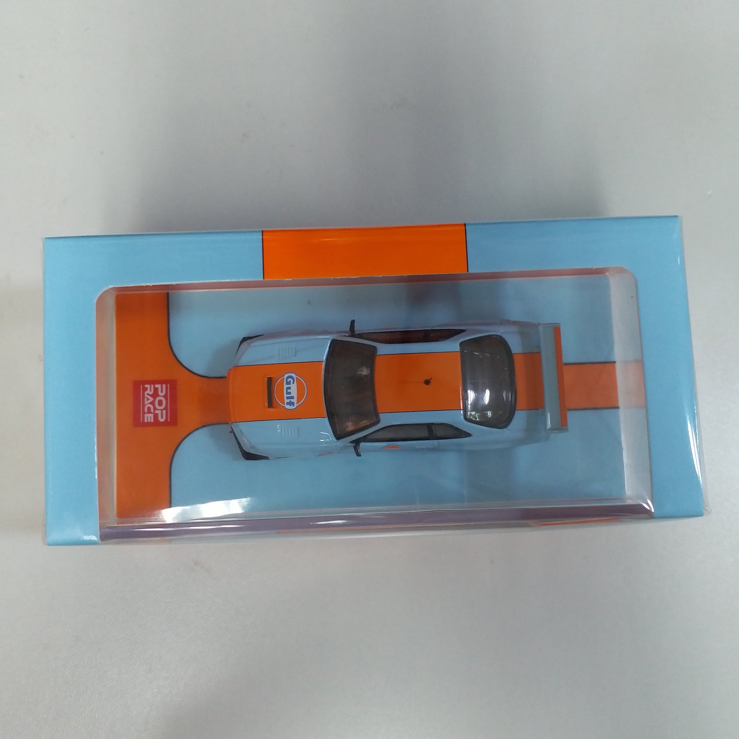 Pop Race 1:64 GT-R R34 "Gulf" Livery