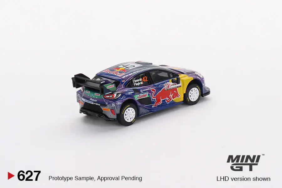 Mini GT MINI GT #627 MJ Ford Puma Rally1 #42 M-Sport Ford WRT 2022 Rally Italia Sardegna 2nd Place