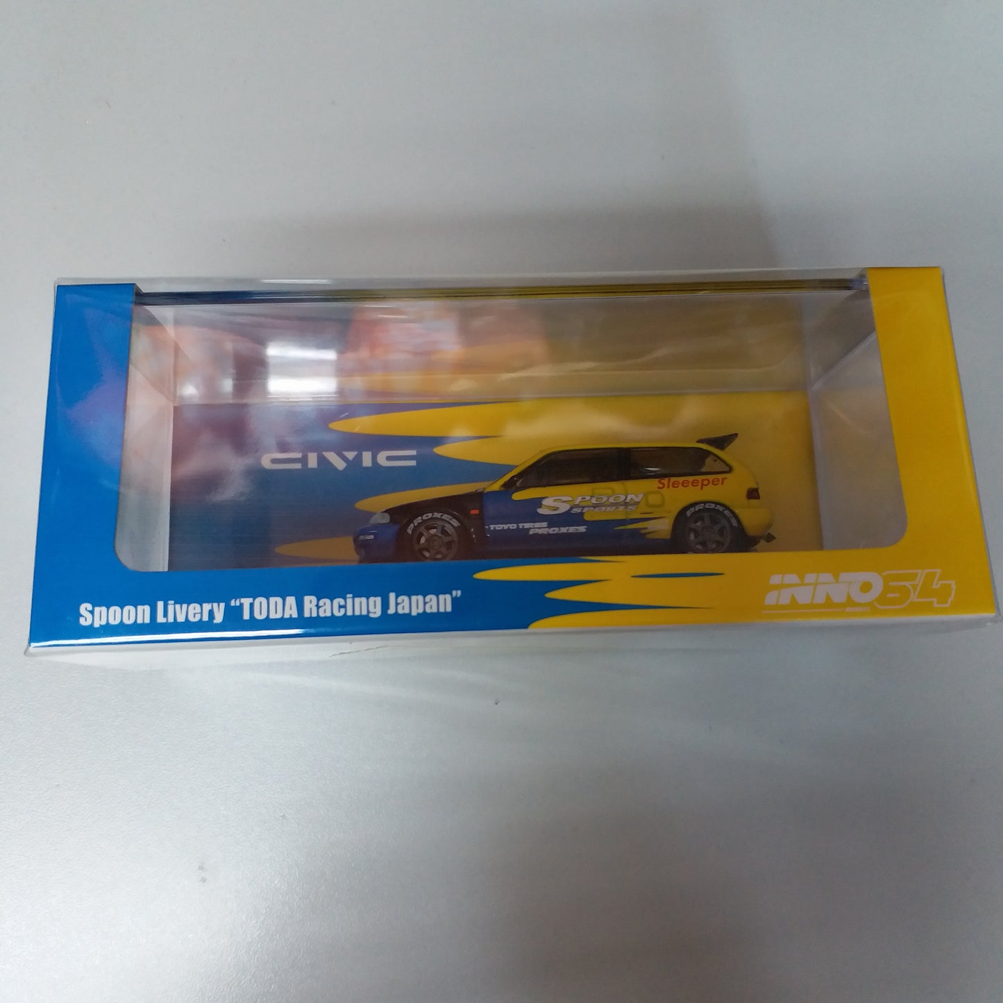 Inno64 1:64 Honda Civic EF9 Spoon Sport Tuned by Toda Racing