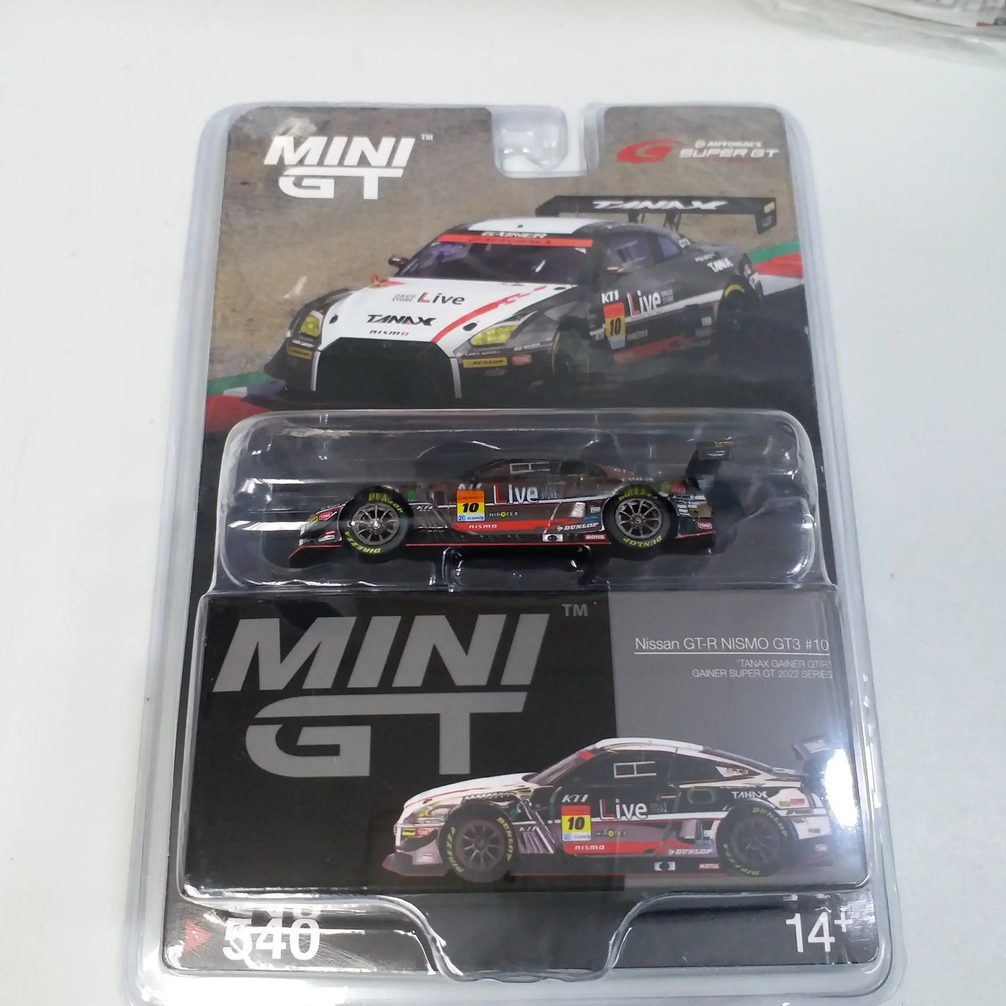Mini GT MINI GT #540 Nissan GT-R NISMO GT3 #10 TANAX GAINER 2022 Super GT Series