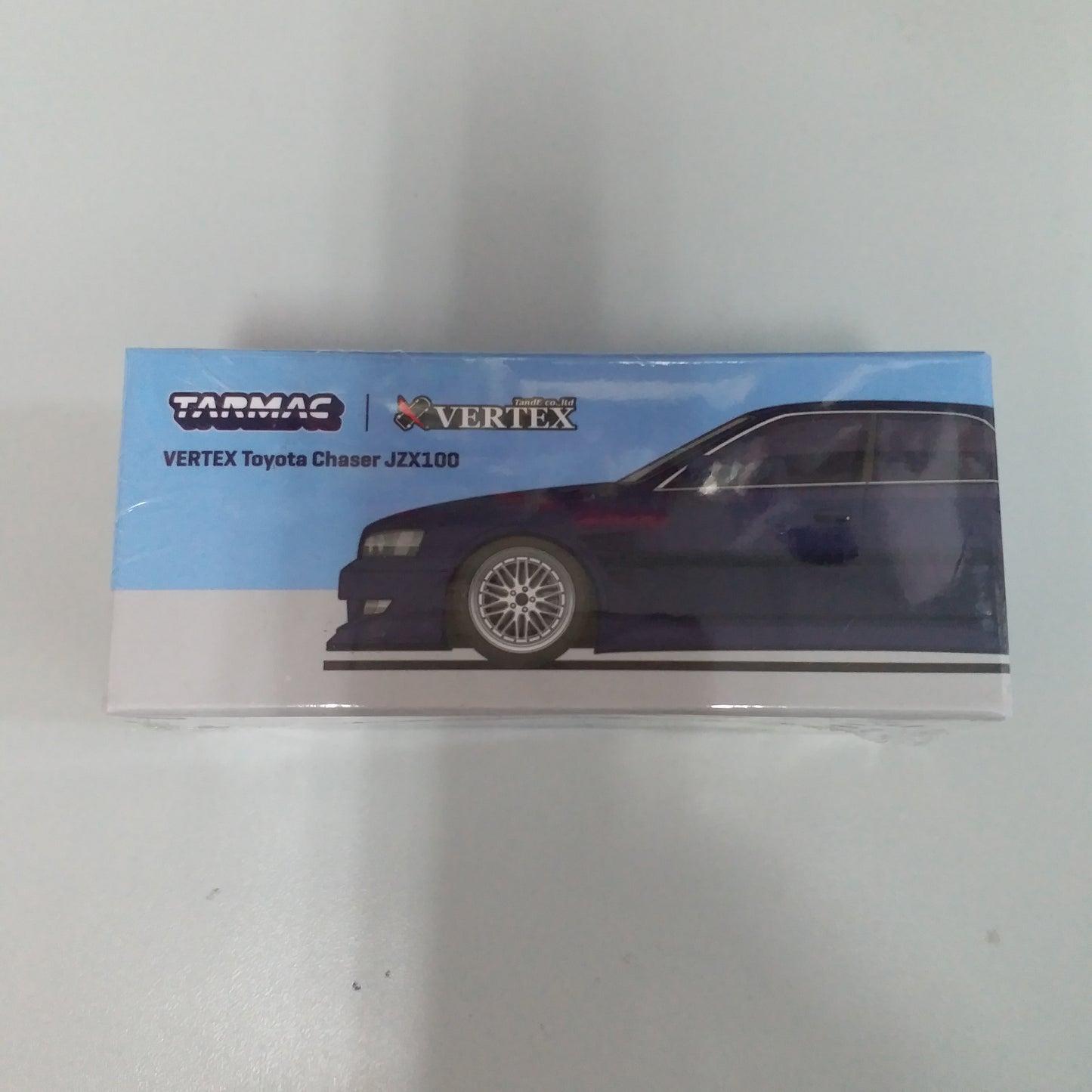 Tarmac Works VERTEX Toyota Chaser JZX100 Blue Metallic