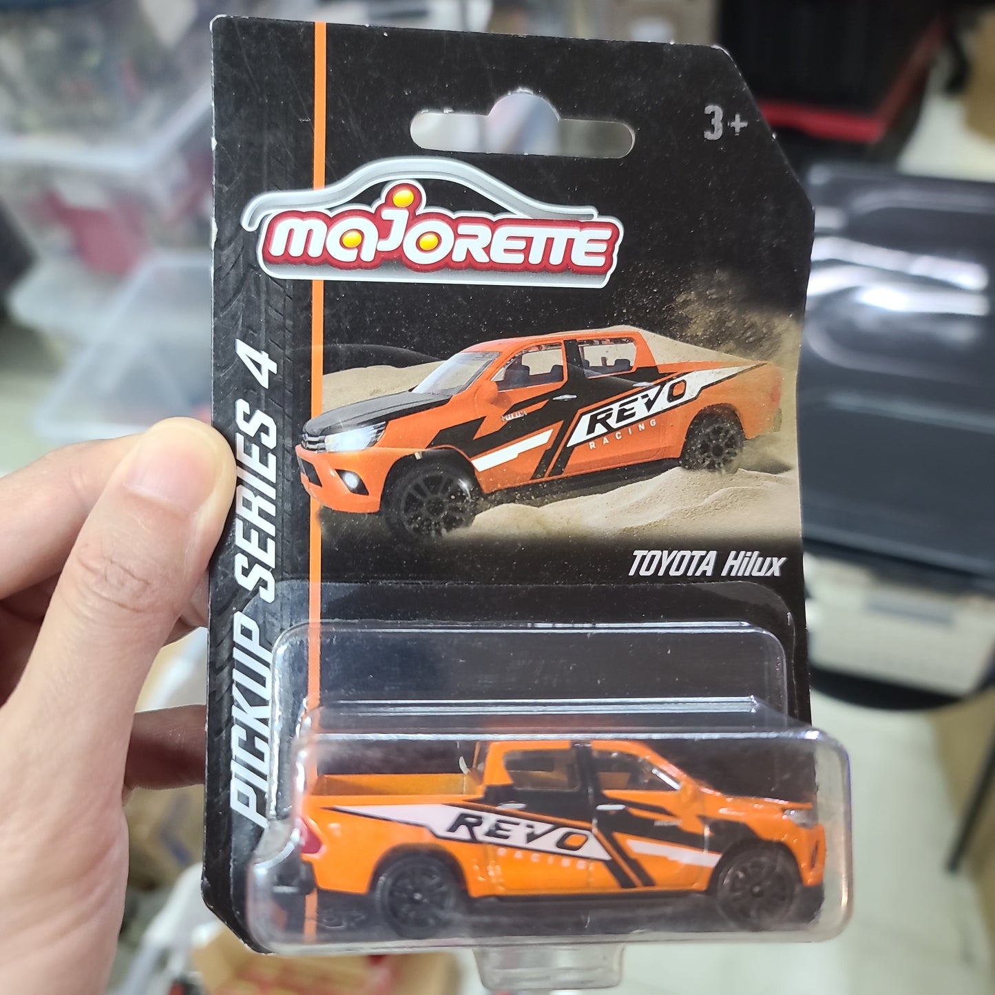 Majorette Toyota Hilux Revo pickup series 4 Orange