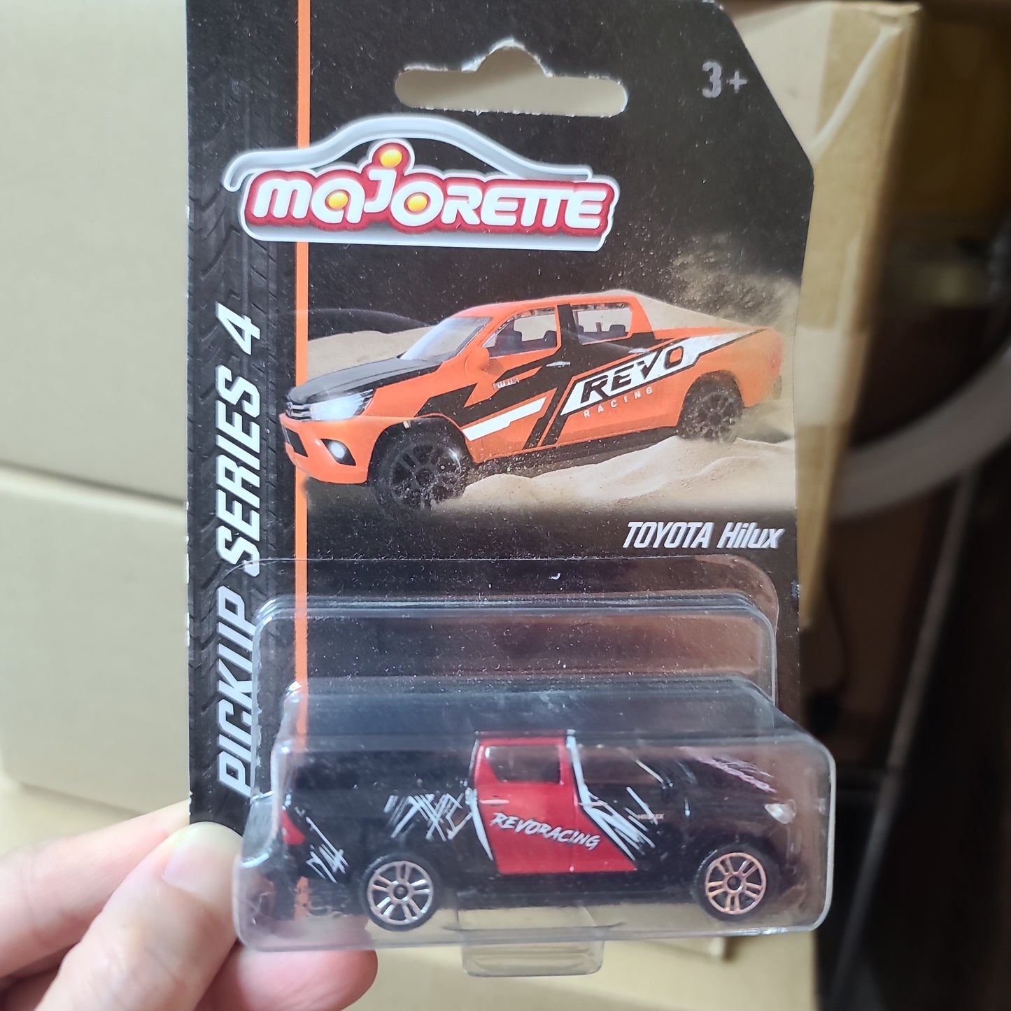 Majorette Toyota Hilux Revo pickup series 4 Black