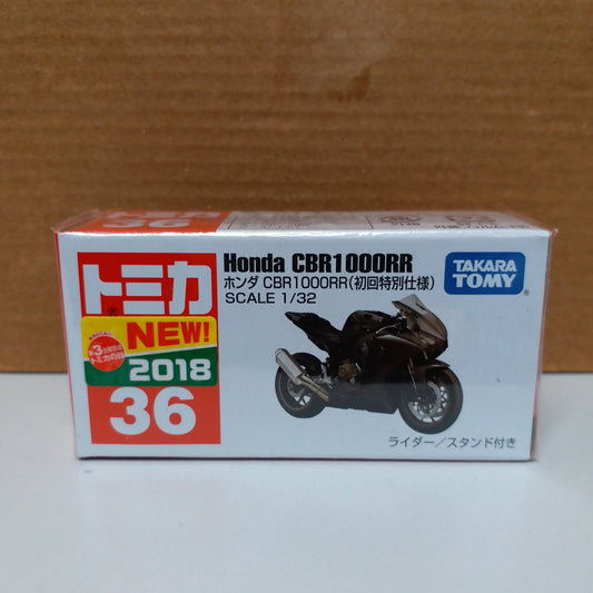 TOMICA #36 Honda CBR 1000RR 1st edition (2018)