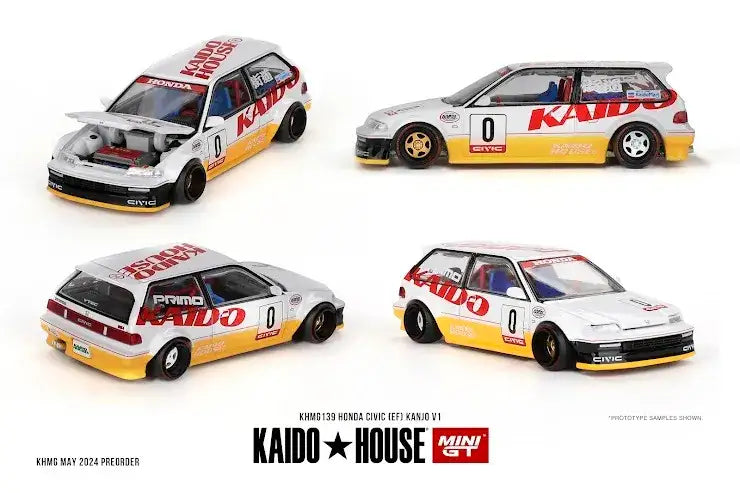 Mini GT Mini GT x Kaido House #139 Honda Civic (EF) Kanjo V1