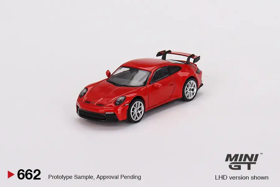 Mini GT #662 Porsche 911 (992) GT3 Guards Red