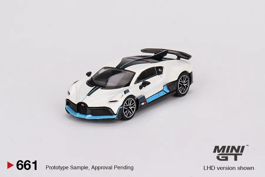 Mini GT #661 Bugatti Divo White