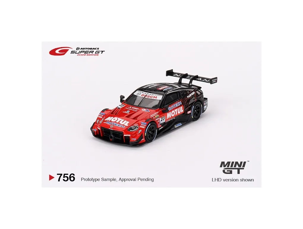 MINI GT #756 Japan Exclusive  Nissan Z GT500 #23 "MOTUL AUTECH Z" NISMO 2023 SUPER GT SERIES