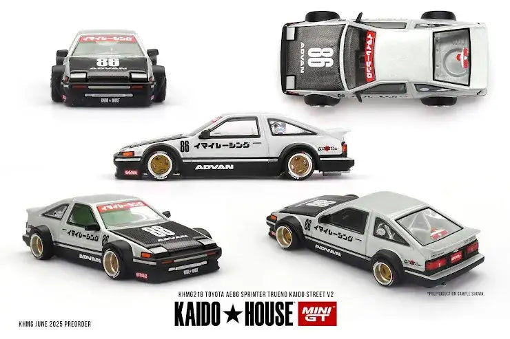Mini GT Mini GT x Kaido House #218 Toyota AE86 Sprinter Trueno Kaido Street V2