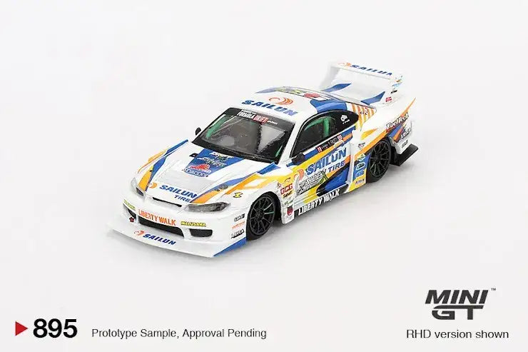 Mini GT Mini GT #895 Nissan LB-Super Silhouette S15 SILVIA #555 2023 Formula Drift Japan