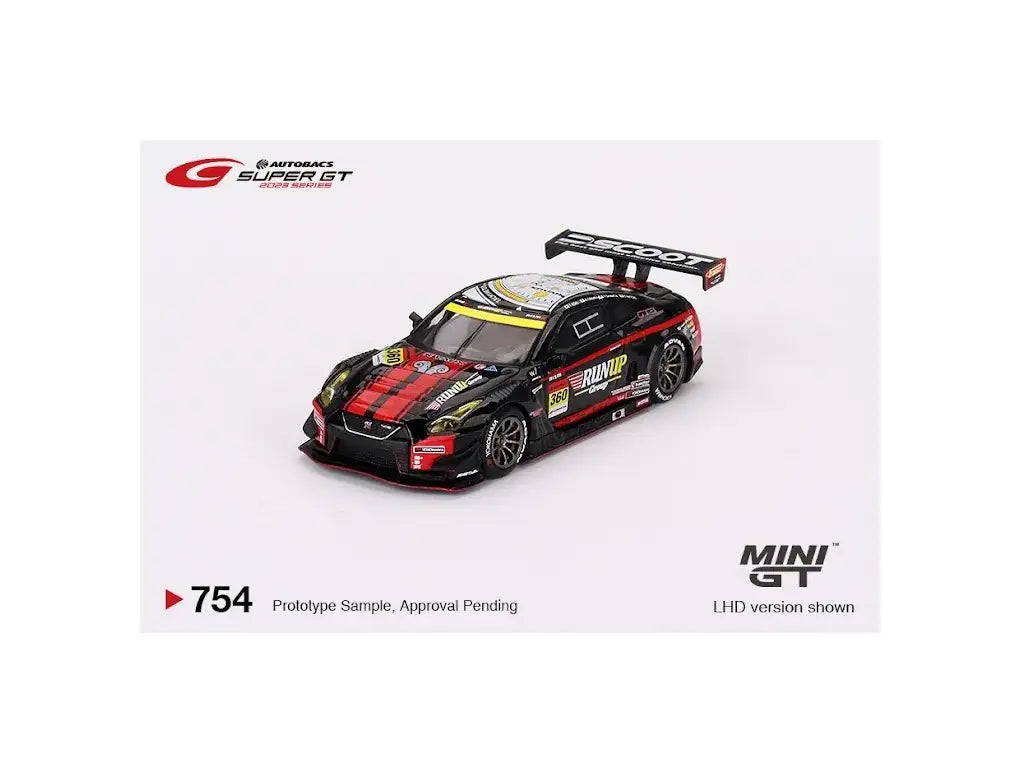 Mini GT MINI GT #754 Japan Exclusive Nissan GT-R NISMO GT3 #360 "RUNUP RIVAUX GT-R" TOMEI SPORTS 2023