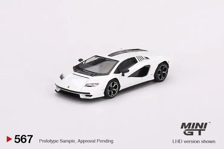 MINI GT MINI GT #567 Lamborghini Countach LPI 800-4 Bianco Siderale