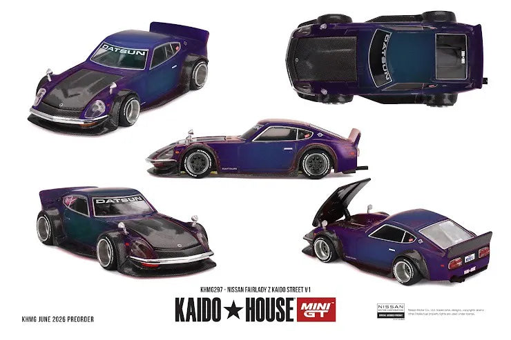 Kaidohouse x Mini GT #297 Nissan Fairlady Z Kaido Street V1