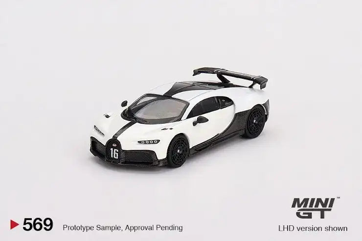 Mini GT Mini GT #569 Bugatti Chiron Pur Sport White