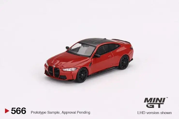 Mini GT Mini GT #566 BMW M4 Competition (G82) Toronto Red Metallic