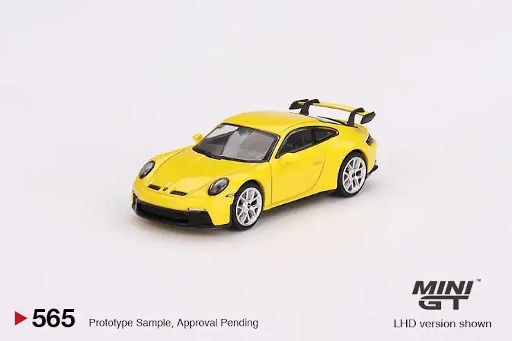 Mini GT Mini GT #565 Porsche 911 (992) GT3 Racing Yellow