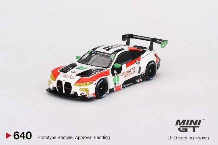 Mini GT Mini GT #640 BMW M4 GT3 #1 Paul Miller Racing IMSA 2023 Sebring 12 Hrs. GTD Winner