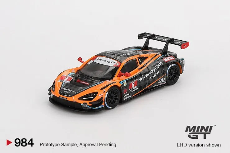 Mini GT 1:64 #984 McLaren 720S GT3 Evo Pfaff Motorsports 2024 IMSA Daytona 24 Hrs
