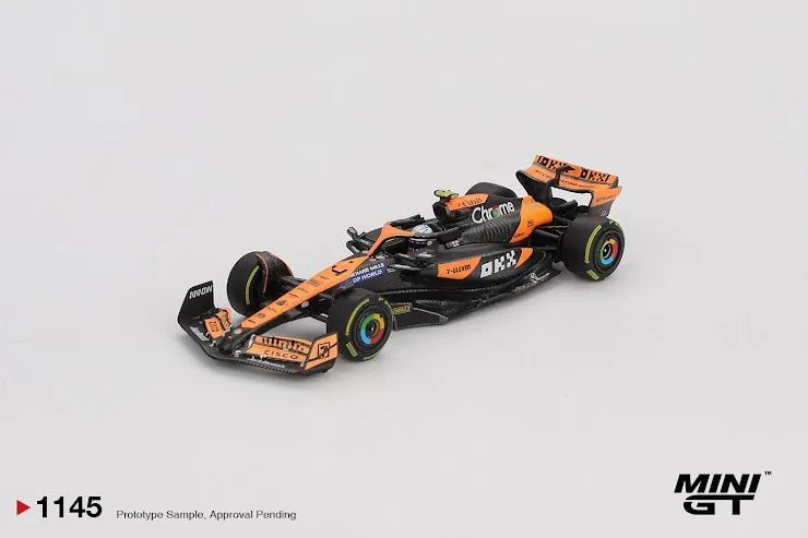 Mini GT 1:64 Scale ( MGT01145-L ) McLaren MCL38 #4 Lando Norris 2024 Hungarian GP 2nd Place
