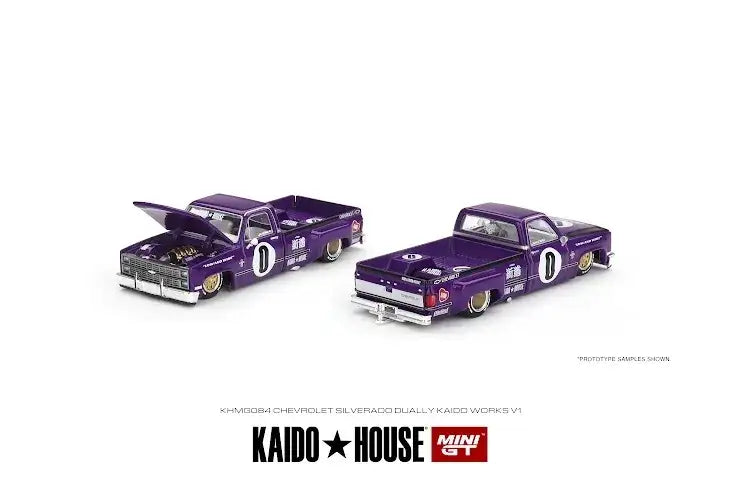 Mini GT Mini GT x Kaido House #84 Chevrolet Silverado Dually KAIDO V1