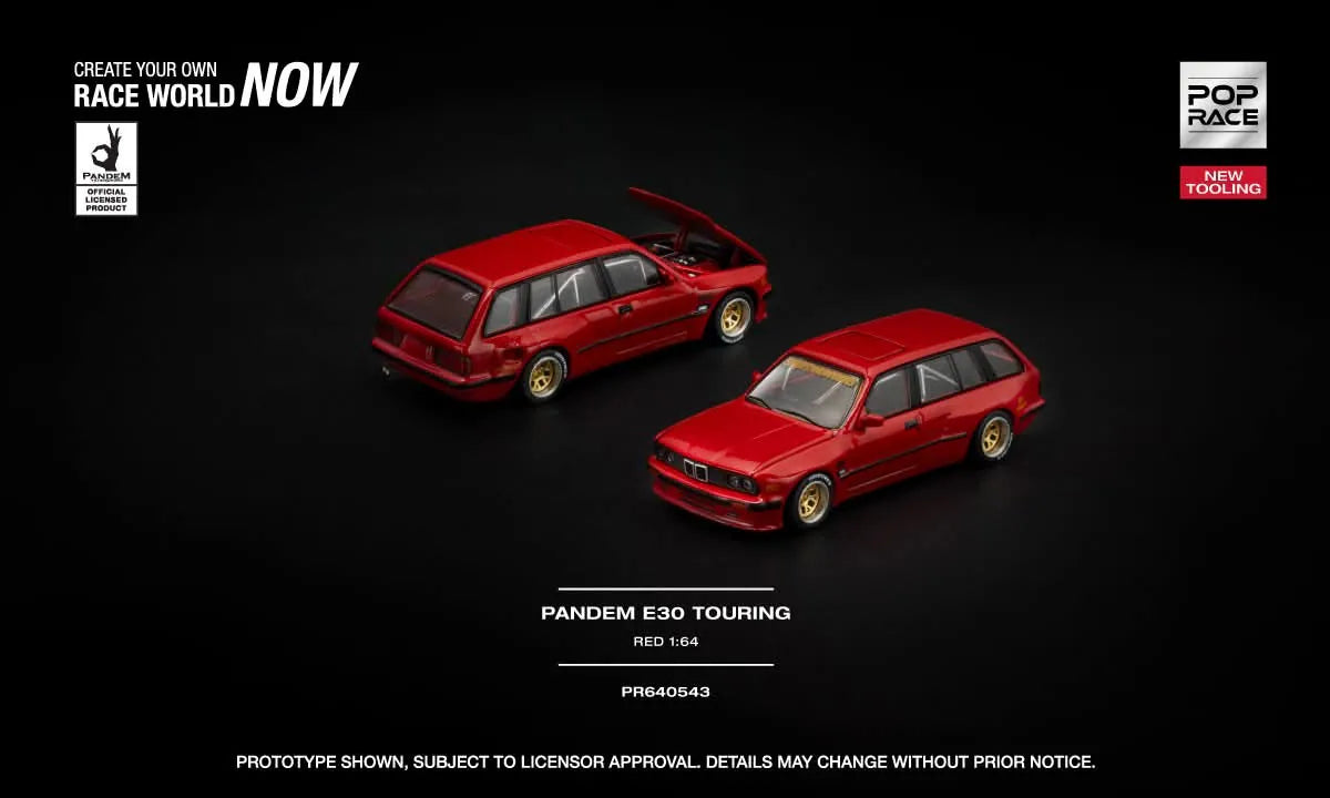 Pop Race PR640543 Pandem E30 Touring Red