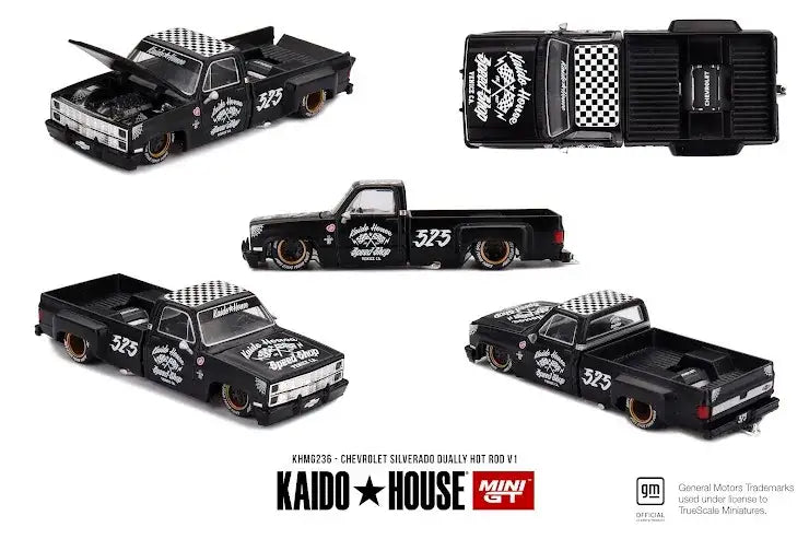 Mini GT Mini GT x Kaido House #236 Chevrolet Silverado Dually Hot Rod V1