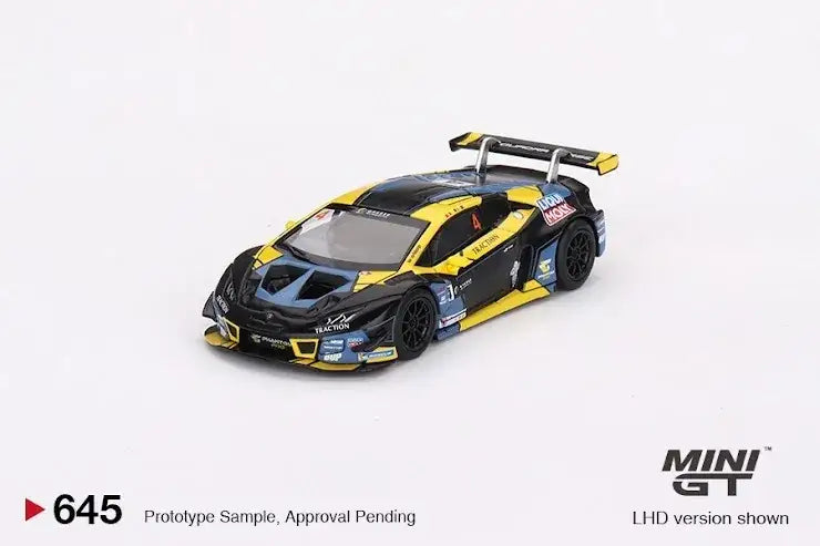 Mini GT 1:64 Scale #645 Lamborghini Huracán GT3 EVO #4 2022 Macau GP Macau GT Cup 3rd Place