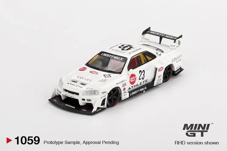 Mini GT MINI GT #1059 Nissan LB-ER34 Super Silhouette ATHLETE/COLLET Blister Packing
