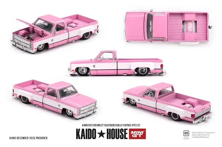 Mini GT Mini GT x Kaido House #243 Chevrolet Silverado Dually Vintage Spec V2