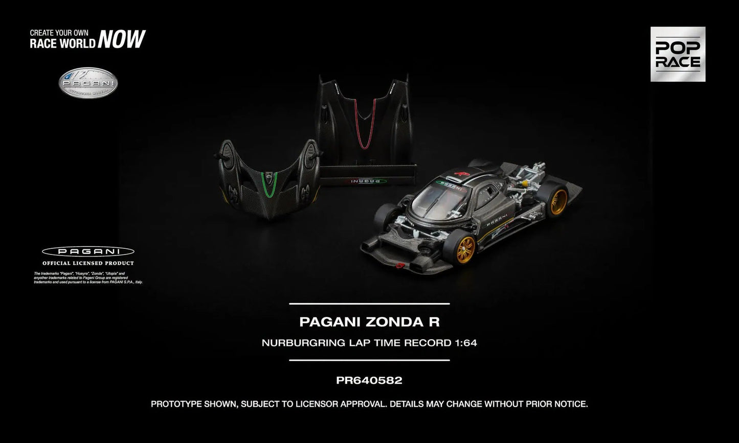Pop Race PR640582 Pagani Zonda R Nurburgring Lap Time Record 1:64