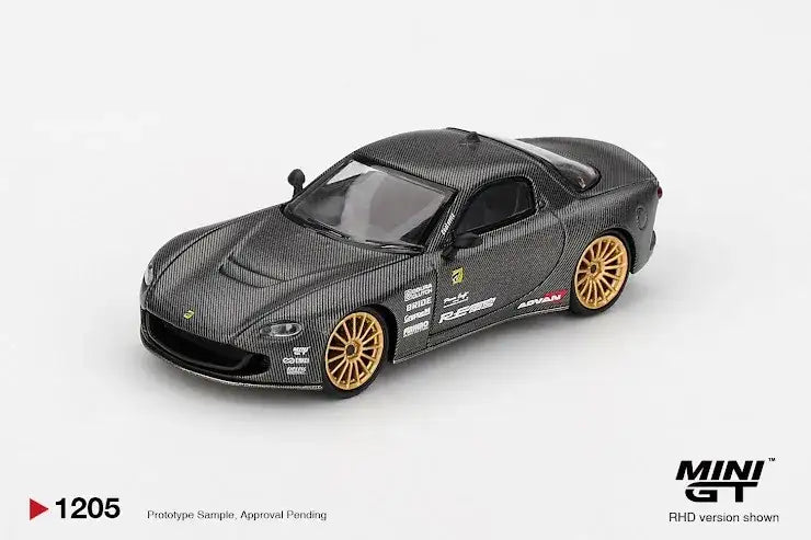 Mini GT Mini GT #1205 Mazda RX-7 RE-Amemiya Matsukiyo KOKU 3 Rotor NA-7 TAS 2025 Best Tuned Blister Package Car Award