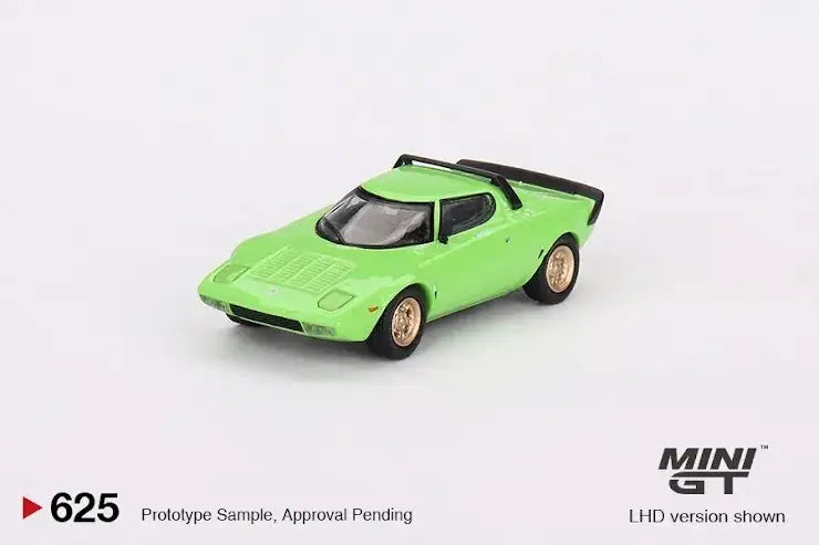 Mini GT Mini GT #625 Lancia Stratos HF Stradale Verde Chiaro