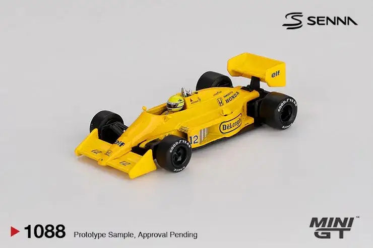 Mini GT MINI GT #1088 ( MGT01088-BL ) Lotus 99T #12 Ayrton Senna 1987 Monaco Grand Prix Winner Blister packaging