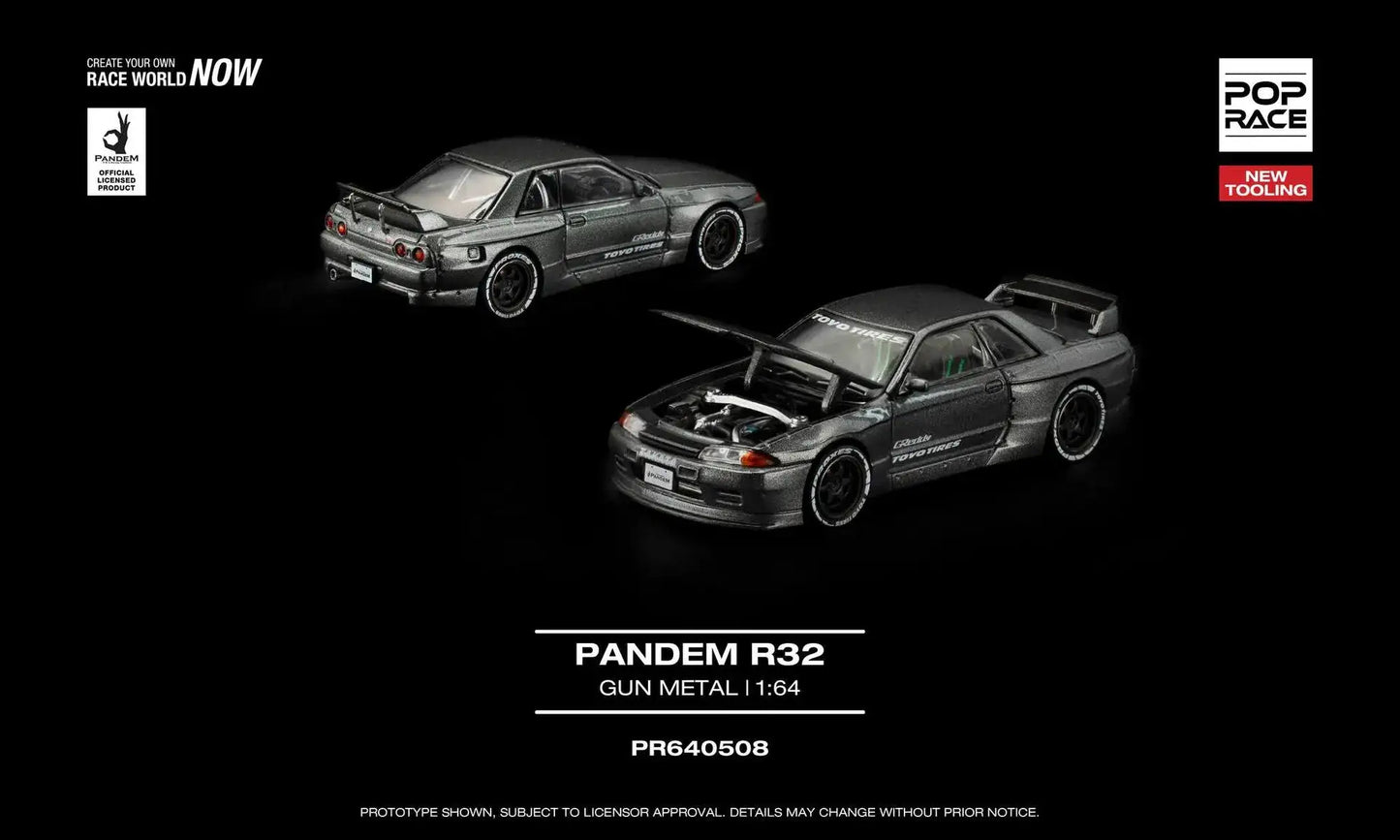 Pop Race PANDEM R32 Gun Metal