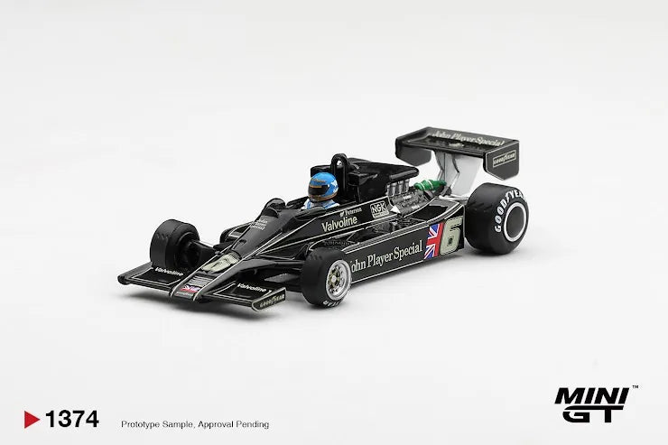 Mini GT #1374 Lotus 78 #6 Ronnie Peterson 1978 South African GP Winner