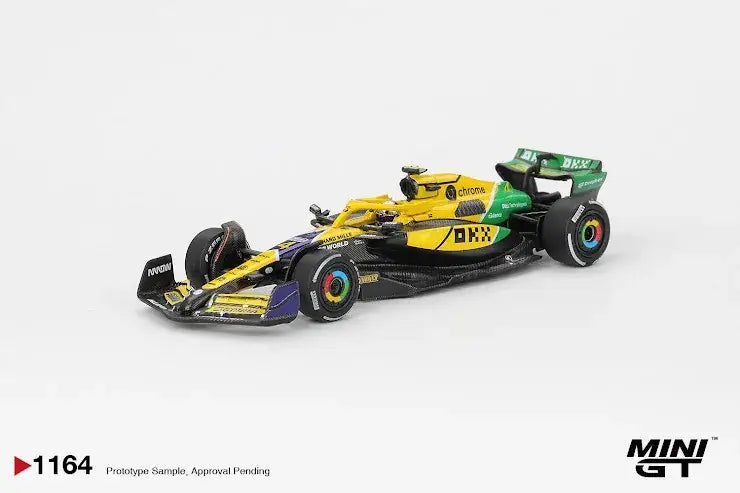 Mini GT Mini GT 1:64 Scale #1164 McLaren MCL38 #4 Lando Norris 2024 F1 Monaco GP