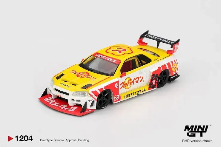 Mini GT Mini GT #1204 Nissan LB-ER34 Super Silhouette SKYLINE Suppaiman Okinawa