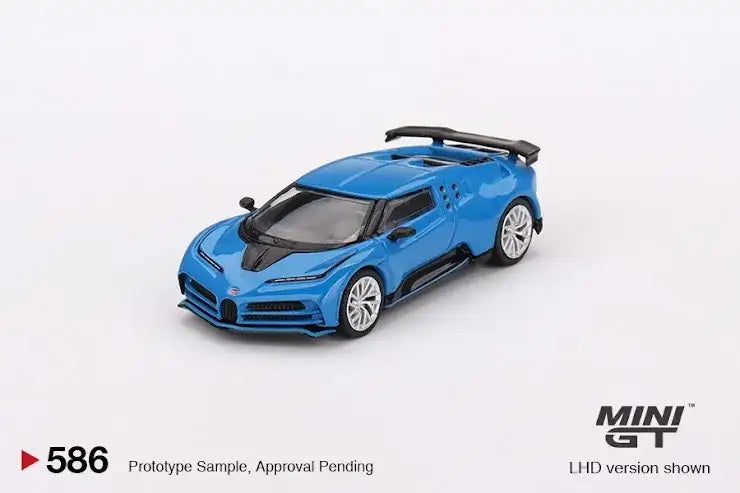 Mini GT Mini GT 1:64 scale #586 Bugatti Centodieci Blu Bugatti