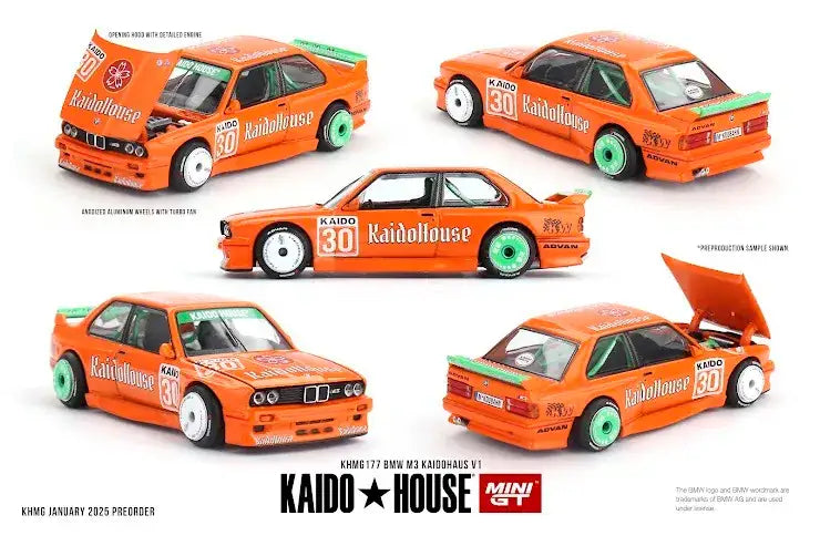 Mini GT Mini GT x Kaido House #177 BMW M3 (E30) KaidoHaus V1