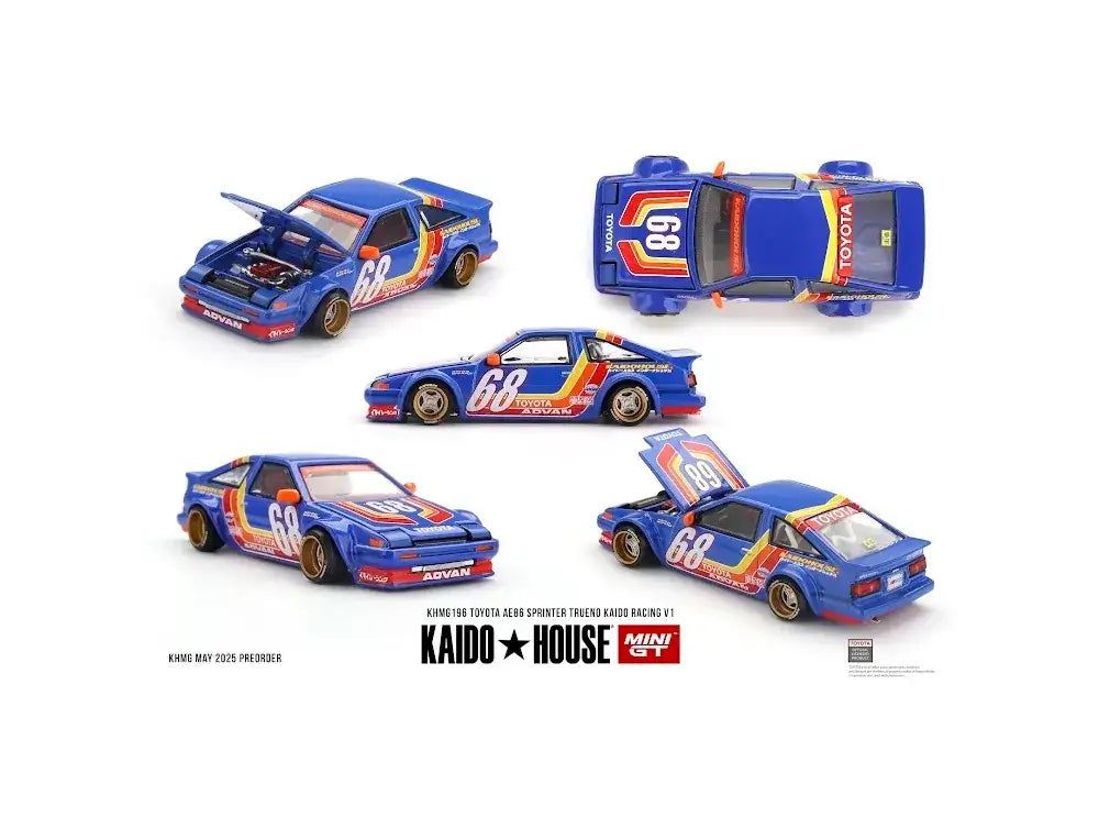 Mini GT Mini GT x Kaido House #196 Toyota AE86 Sprinter Trueno Kaido Racing V1
