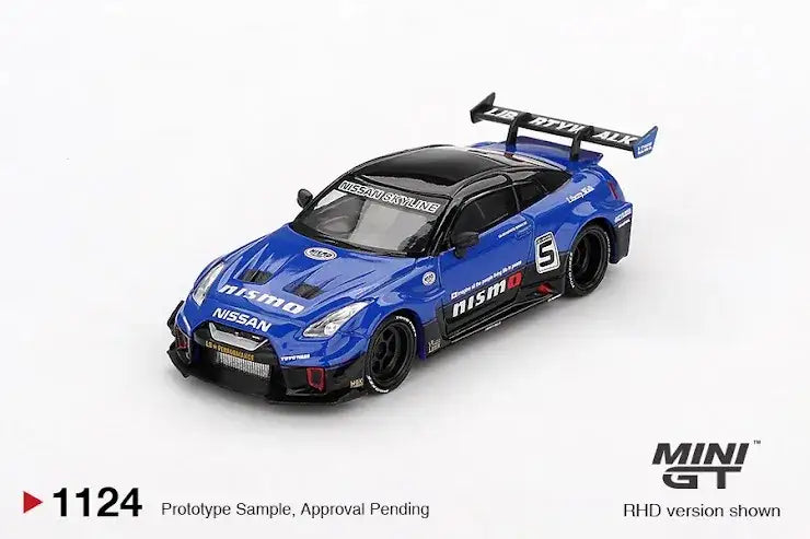 Mini GT Mini GT #1124 LB-Silhouette WORKS GT NISSAN 35GT-RR Ver.2 Blue