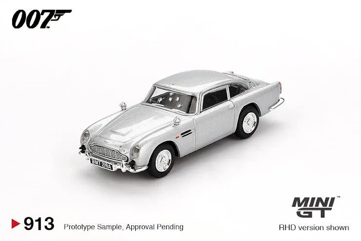 Mini GT #913 Aston Martin DB5 "Skyfall" Blister Packaging